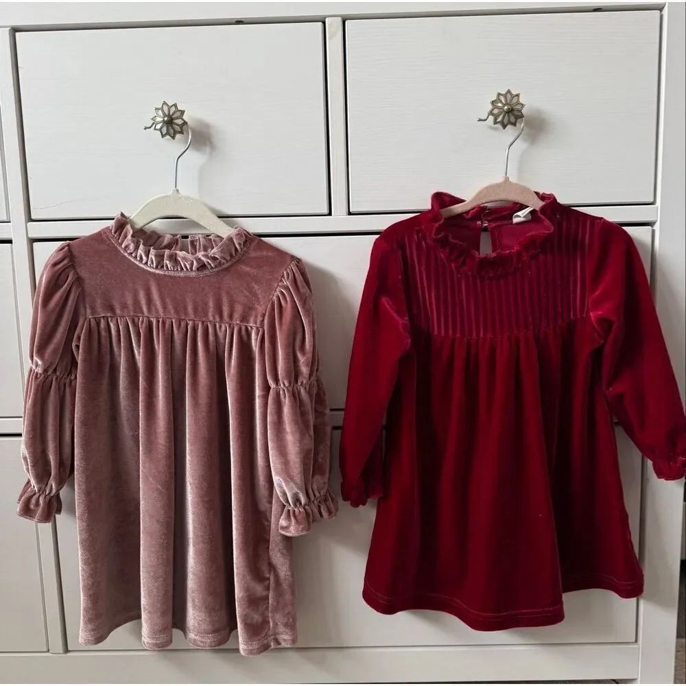 SHEIN 12-18, 18-24 Month Baby Girl Dress Bundle